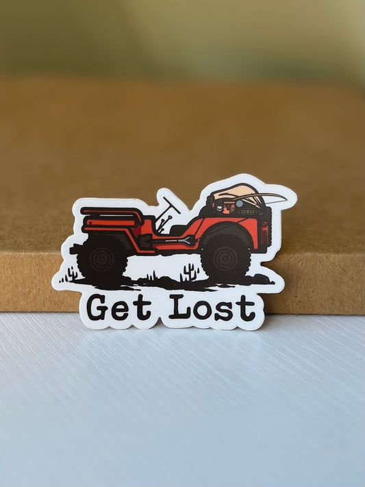 “Get Lost” Sticker