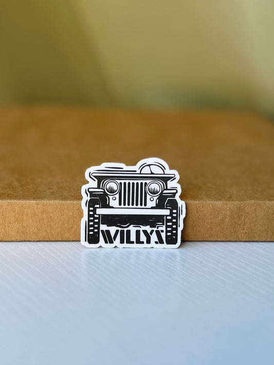 Old Willys Sticker